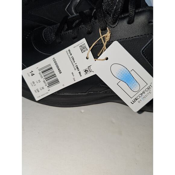 Reebok Shoes Men's Sz 14 Walk Ultra DMX Max Walking Black Comfort Sneakers New - Picture 10 of 13